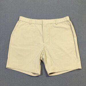 Bearbottom Shorts Men's L Beige Tour Short 7" Performance Stretch Chino Golf